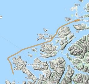 Karte Norwegentour